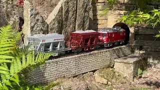 Le train de jardin au Printemps