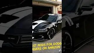 Best Mods For A Dodge Charger From Amazon & EBay #dodgechargerrt #dodgecharger #chargerwidebody #srt