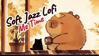 Wanna grab a coffee with me? ☕ Capybara Coffee Time | Soft Jazz Lofi to Relax & Unwind