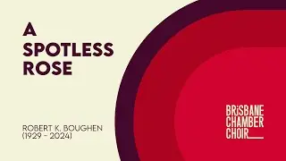 A Spotless Rose - Robert K Boughen
