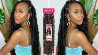 Crochet Butterfly Locs... No Wrapping/ for those struggling/ Janet Collection