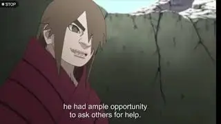 Mitsuki uses Sage Mode against Lord Ku