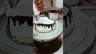 #black forest #cake  heart #shape