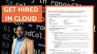 Cloud computing resume sample | Free Resume Template 2021