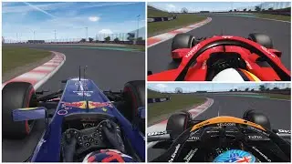 IS IT ACTUALLY POSSIBLE TO TAKE SUZUKA'S 𝟭𝟯𝟬𝗥 CORNER WITH DRS OPEN?  - ULTIMATE F1 car comparison