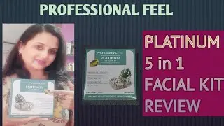 professional feel platinum facial kit review //get glowing skin // Anvi ke tips.
