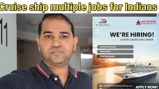 Urgent Hiring for Cruise 🛳 electrician jobs and cooking jobs in Cruise 🛳 jobs for Indians 