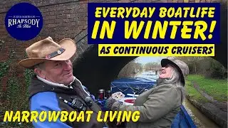 Everyday Winter Boat Life on the Canal! | NARROWBOAT Living Ep199