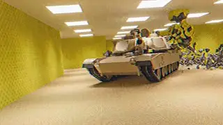 Tank in the backrooms