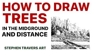 How to draw Trees in the Mid Ground and Distance