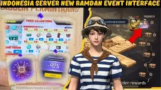 FF Indonesia Server 😱 NEW Ramadan Event Interface + Discount Event! | New Event Today