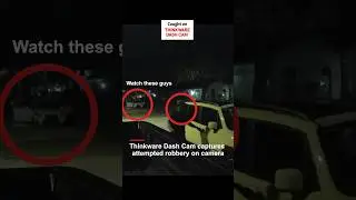 Caught in the Act 🚨🚨 #robbery #carjacking #dashcam #dashcamvideos #thinkware #caughtoncamera
