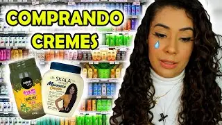 COMPRANDO R$1,300 COM CREMES PARA CACHOS !
