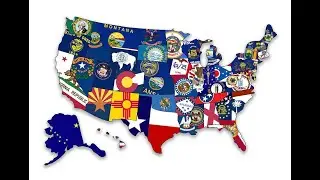 U.S State Flag Animation
