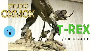 Studio Oxmox presents this majestic Tyrannosaurus Rex diorama in 1:10 scale.
