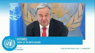 UN Chief: Rebirth of the Global Economy to Deliver Sustainable Development