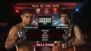 BEN ASKREN VS DOUGLAS LIMA | Full Fight | Bellator 64