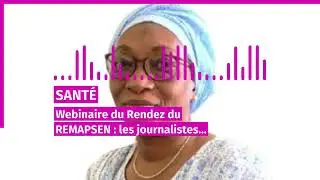 webinaire du rendez du remapsen les journalistes instruits sur la sante maternelle et infantile