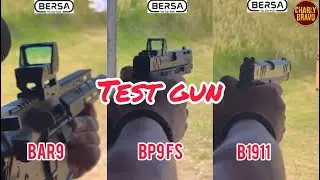 BERSA 2024: испытательное оружейное мероприятие &mdash; тестирование BAR9-B1911 и полноразмерного BP9