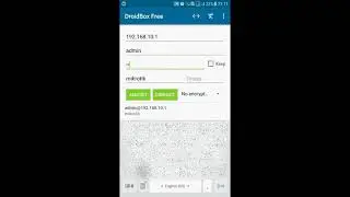 Kongfigurasi Remot Mikrotik Via Android Menggunakan DroidBox & Google Chrome