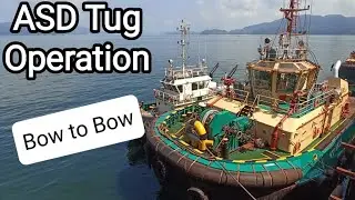 ASD tug operation Berthing and Unberthing Bow to bow Bulk carrier