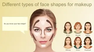 Different types of face shapes for makeup (मेकअप के लिए विभिन्न प्रकार के चेहरे के आकार)