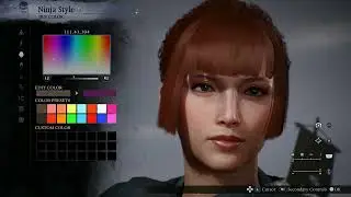 Nioh 3 - Character Creator: My Female Ninja | Samurai: Base, Body, Hair, Voice, Options, Randomize