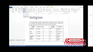 Manage and insert row in MS word