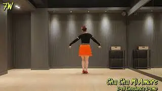 Cha Cha Mi Amore Linedance/차차 미 아모르/High Beginner/초급/#DellLinedance#LDQK#성남분당지부#윤정혜