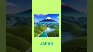 a.i. generates entire countries in a single image 😱 the one for USA 😂😂 #ai #shorts #aiart #art