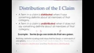 Distribution of Terms in Categorical Claims