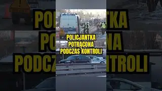 Policjantka potrącona podczas kontroli drogowej w Wejherowie #wejherowo #policja #piracidrogowi