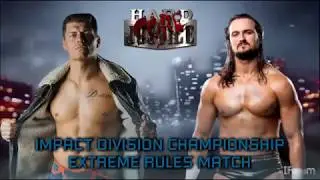 Impact Division Champion Extreme Rules Match | ECW Hardcore Justice 2017