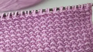 The easiest two knitting patterns that are the same on both sides🌸