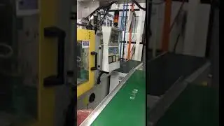 Octagon auto degating system auto cut trimming runner inside mold project VALEO