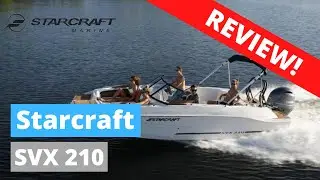 Мы протестировали Starcraft SVX 210! | Видеообзор катера } PontoonTV