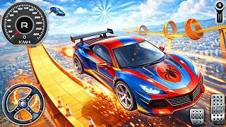 Superhero Car Stunt Racing - Impossible Mega Ramp Challenge Game 3D | Android Gameplay