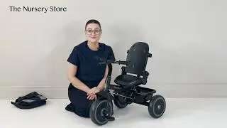 Складной трёхколёсный велосипед Puggle Easy Twist 6-в-1 с ручкой