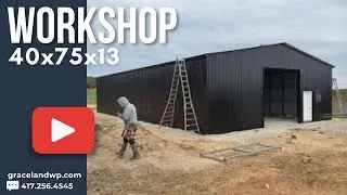🔎40x75x13 Custom Metal Shop ⏰Order NOW! ✅Time: 2-4 Weeks* 💬MESSAGE ME NOW!💬