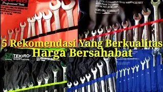 Rekomendasi kunci ring pas set yang berkualitasdengan harga terjangkau.
