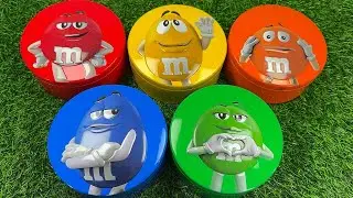 Satisfying Video | Beautiful Unpacking Surprise Tins with Colorful Candy ASMR (No Talking)