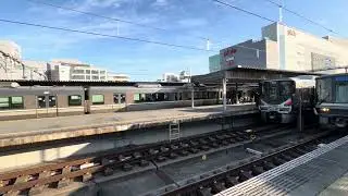 湖西線223系2000番台新快速敦賀行き　　　　姫路駅到着！
