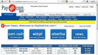 IM Tutorials Video 35 of 75 How To Register For A PayDotCom Account