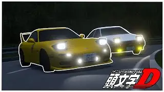 AE86 vs FD3S | Inertia drift scene | Blender animation