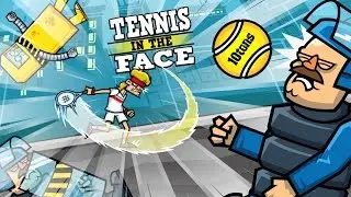 Tennis in the face - More gut shot