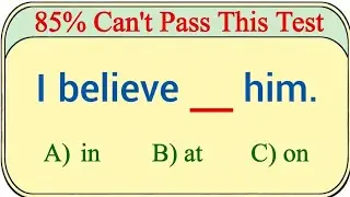 85% Can’t Pass This  Test