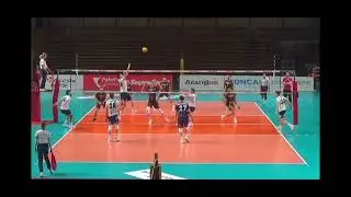 Petar Jurić, white jersey #14, HAOK Mladost vs OK Cratis Varaždin points