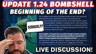 Big Changes for Update 1.24! - Beginning of the End for MA? | Mech Arena: Robot Showdown