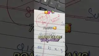 ONLY 1 WEEK LEFT FOR BOARDS 😭 SAMPLE PAPER PRACTICE #class10 #studywithme