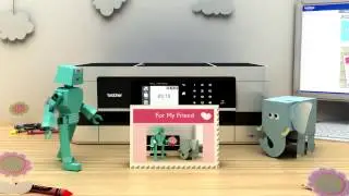 Free Personalised Greeting Cards available from Brother